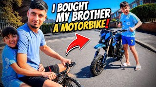 My Little Brother's First Time On An Electric Bike!
