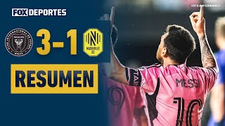 OTRO GRAN RECITAL DE MESSI 🔥 | HIGHLIGHTS | Inter Miami 3-1 Nashville