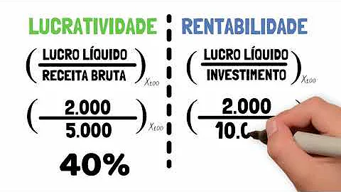 Como se calcula a lucratividade de uma empresa?