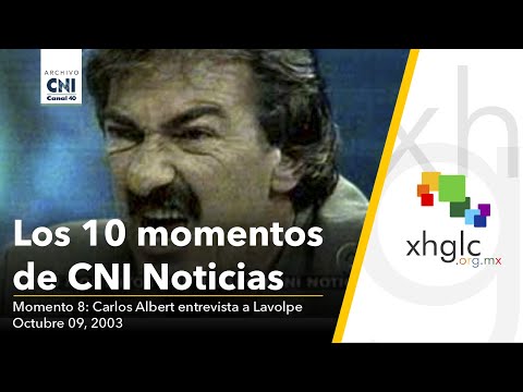 Los 10 momentos que hicieron CNI Noticias (Momento 08: Entrevista de Carlos Albert a Lavolpe) [HD]
