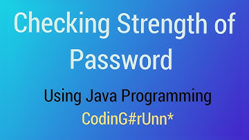 Checking Strength of Password with Explanation | Java Programming | #coding #programming #game #java