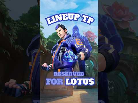 LINEUP TP RESERVED FOR LOTUS |  #btesports #valorant #lineup #valorantclips #yoru #lotus #shorts