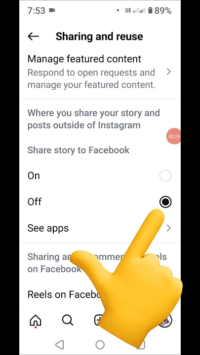 Stop Instagram Story Sharing To Facebook #shorts #instagram #facebook #tutorial