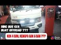 BUS Buat Area Offroad !! HINO BUS 4x4 Enak nya Modif Kayak apa..
