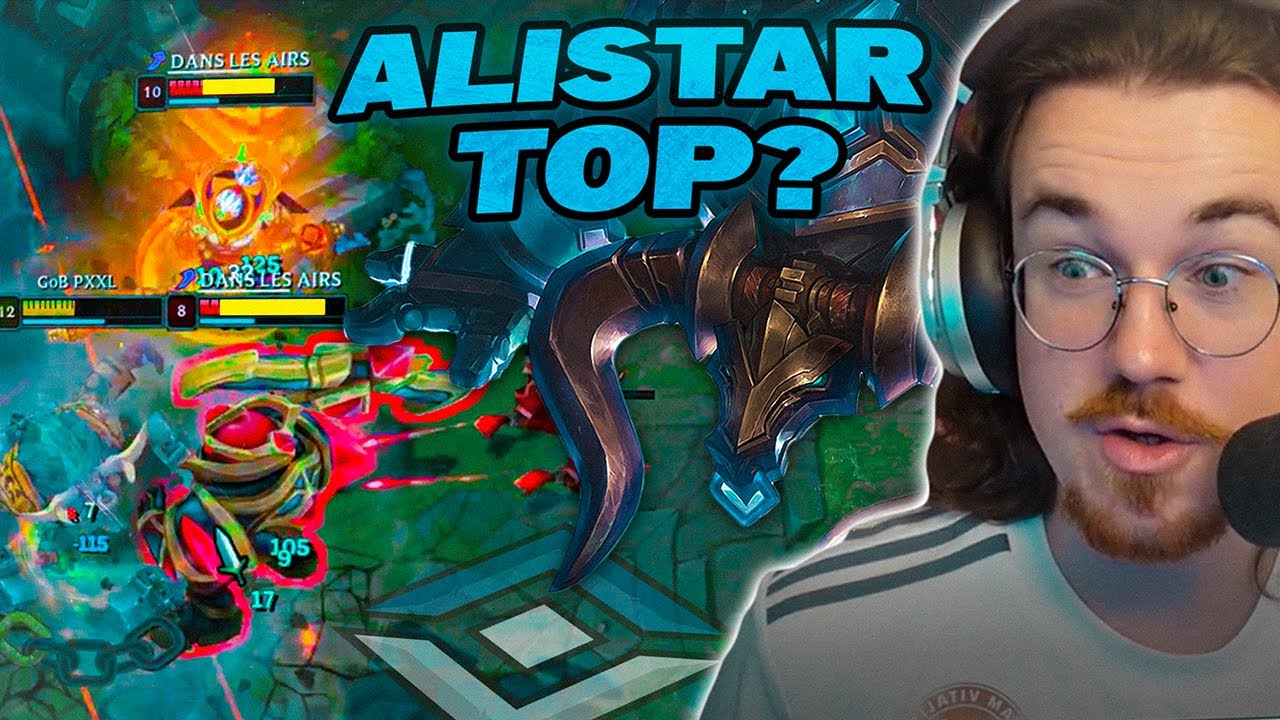 ALISTAR TOP? JE JOUE CE SUPPORT EN TOP ELO - YouTube
