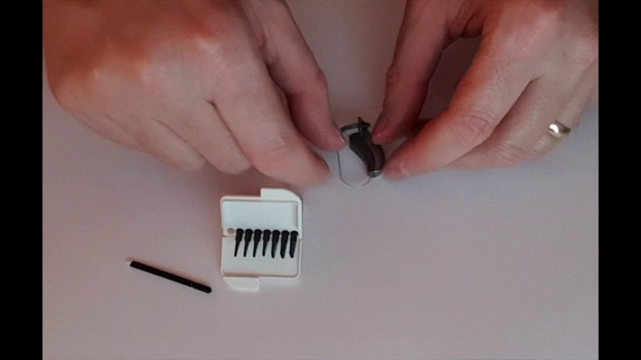 Widex Ric Wire How to change a Widex RIC Receiver Wire and Nanocare Cerustop Waxguard ...