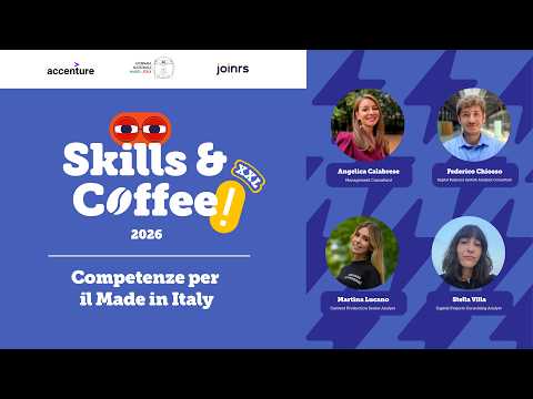 Video Competenze per il Made in Italy | Skills & Coffee