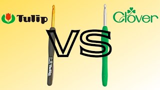 Etimo Tulip VS Clover Armour crochet hooks | Comparison and review of crochet hooks