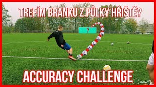 Trefím branku z půlky hřiště? | FOOTBALL ACCURACY CHALLENGE