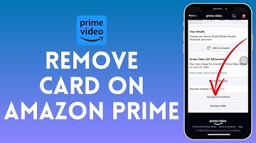How To Remove Credit Card From Amazon Prime 2024