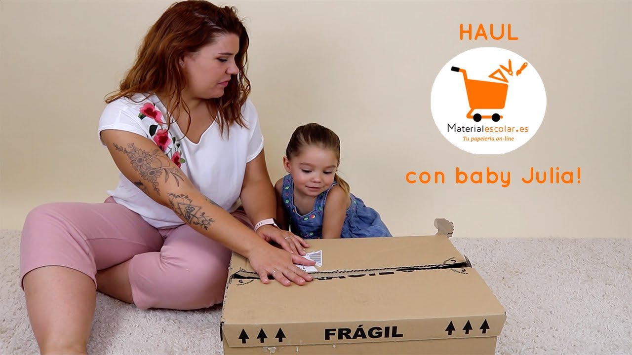 Haul de MATERIAL ESCOLAR con Baby Julia