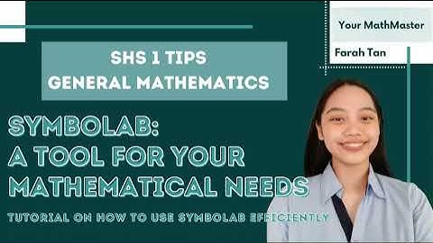 Tutorial On How to use Symbolab Efficiently