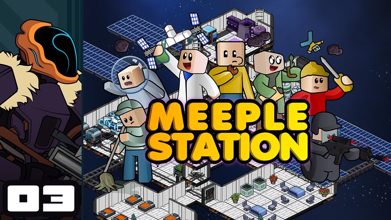 Let's Play Meeple Station [Early Access] - PC Gameplay Part 3 - Ghost Station