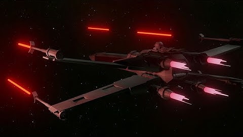 T-65 X-WING STARFIGHTER MODEL SHOWCASE [ BLENDER ] [ STARWARS ]