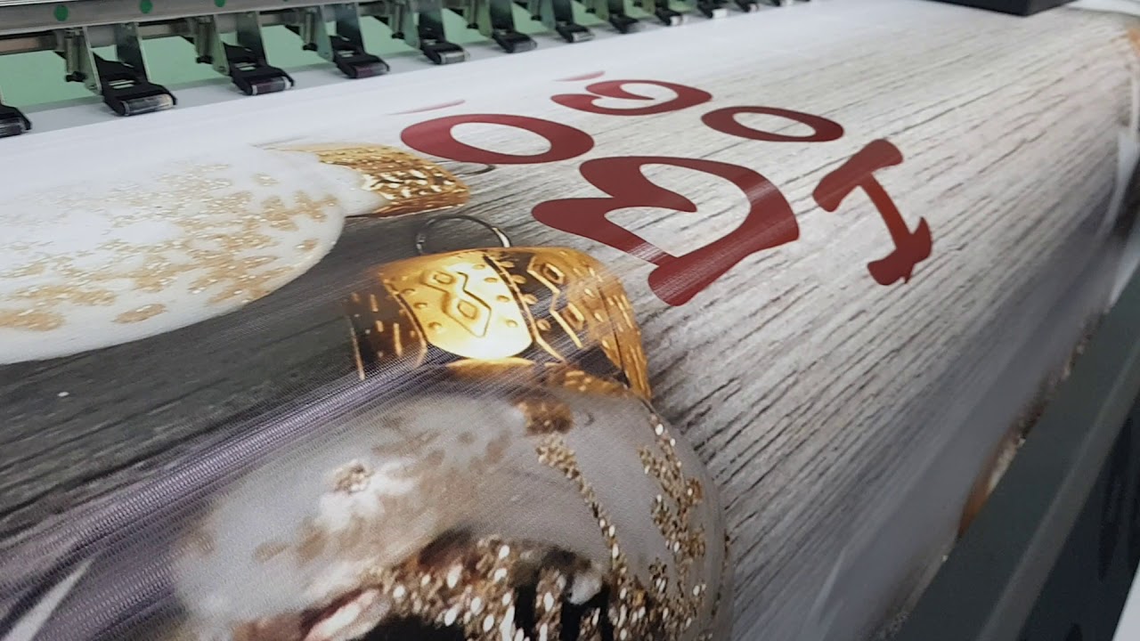 Широкоформатная баннерная печать - YouTube