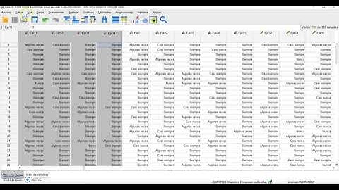 Como fabricar un indice o variable en SPSS