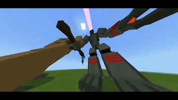 (Monster 122 Kong Mod)Kong with Axe vs Mecha Kong