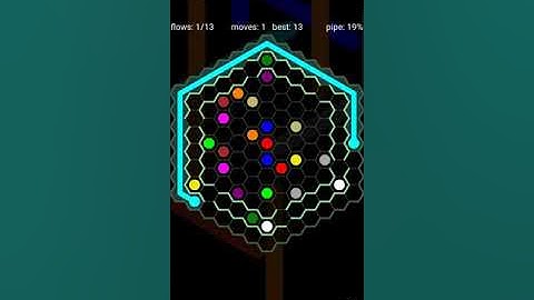 How To Solve Flow Free Hexes Courtyard Spin Level 127 13x13 Board Walk Through Solution Walkthrough