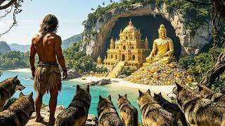 A boy raised by wolves follows their lead and discovers a golden palace on a deserted island...