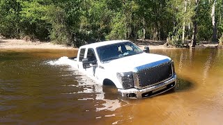 No one could recover this stuck F250 Diesel!