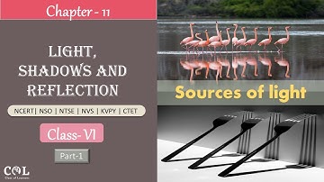 Light, Shadow and Reflection Part-1 |Sources of Light| NCERT Class-6 Science Ch-11 | CBSE| CTET| NSO
