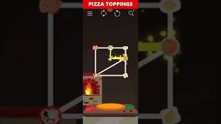 Pizza toppings - one line puzzle | download the game now #Shorts screenshot 2