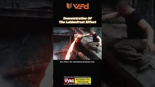 Leidenfrost Effect On Lava Shocking Science Demo