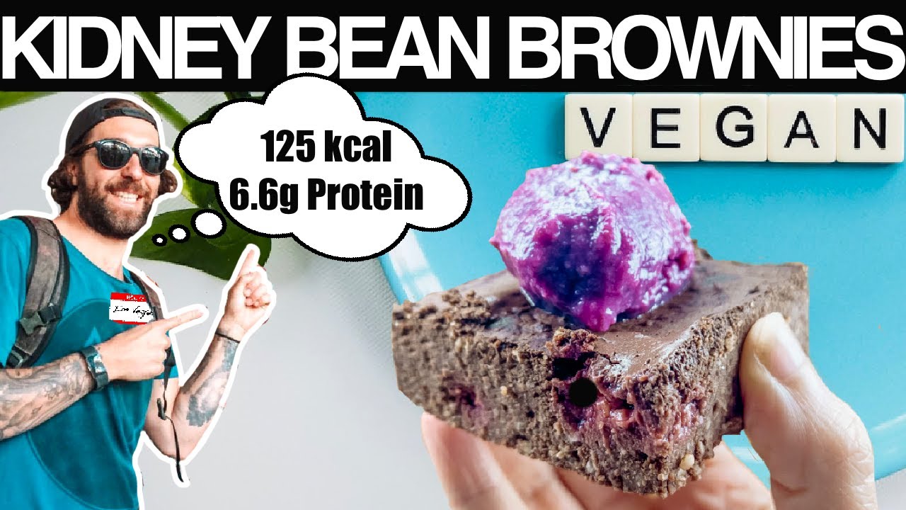 Healthy Kidney Bean Brownie Recipe Gluten Free & Vegan High