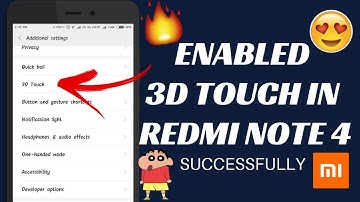 Enable 3D Touch in MIUI - Redmi Note 4 | 3D TOUCH IN ANY MIUI DEVICE | 3D TOUCH | NOW WORKING