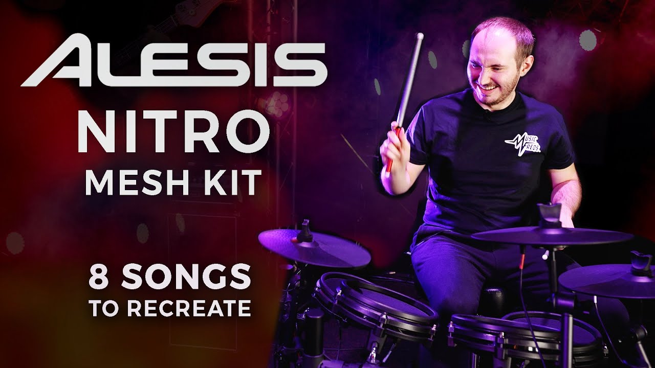 ▷Batería Electrónica Alesis Nitro Mesh Kit 【Musical San Francisco】