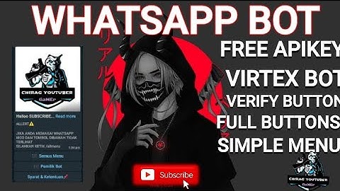 WHATSAPP VIRTEX BOT | BUG BOT | 🔥FULL BUTTONS🔥| BOT | CHIRAG YOUTUBER  #BUGBOT