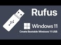Create rufus bootable usb windows 11  loxyo tech