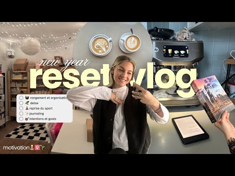 2026 RESET 🌱 objectifs, sport, vision board & rangement ⭐️