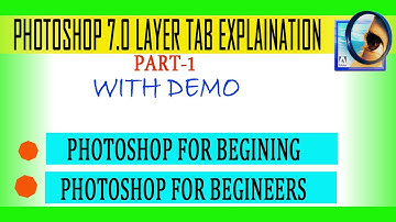 Part-2 Layer Tab/Layer menu Explanation In PhotoShop|Adobe Photoshop me layer options ka use |