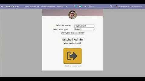 Partner Attendance Location Information Odoo