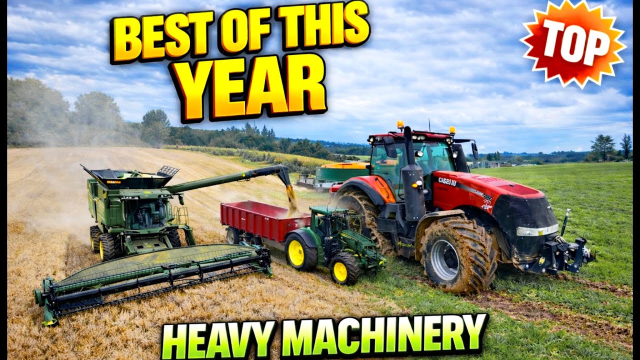 2025 Best Heavy Machinery of the Year! 🚜💨 (Amazing Farming Compilation)