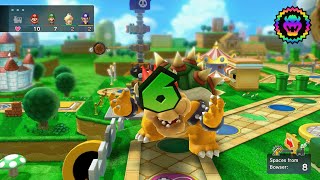 Mario Party 10 - Mario vs Luigi vs Rosalina vs Waluigi vs Bowser - Mushroom Park