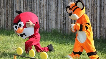 Безопасная стрельба из лука по ростовым куклам - часть2