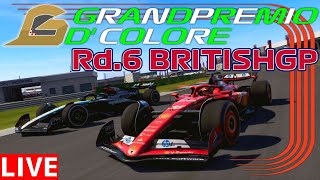 【グラコロ杯】Chiacoro様主催シーズン大会「GRAND PREMIO D' COLORE」Rd.6 イギリスGP【F124】実況・解説：YOPA・フォーミュラかずき　21:40配信開始