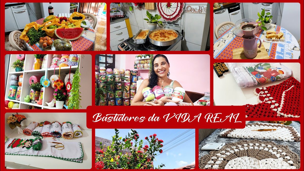 Bastidores da VIDA REAL DE UMA CROCHÊ mãe e dona de casa 🏡❤️🌞