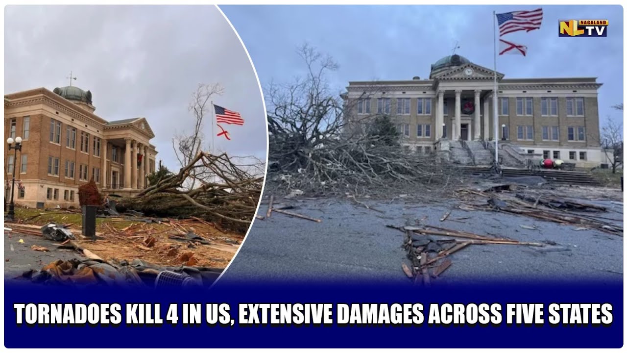 TORNADOES KILL 4 IN US, EXTENSIVE DAMAGES ACROSS FIVE STATES - YouTube