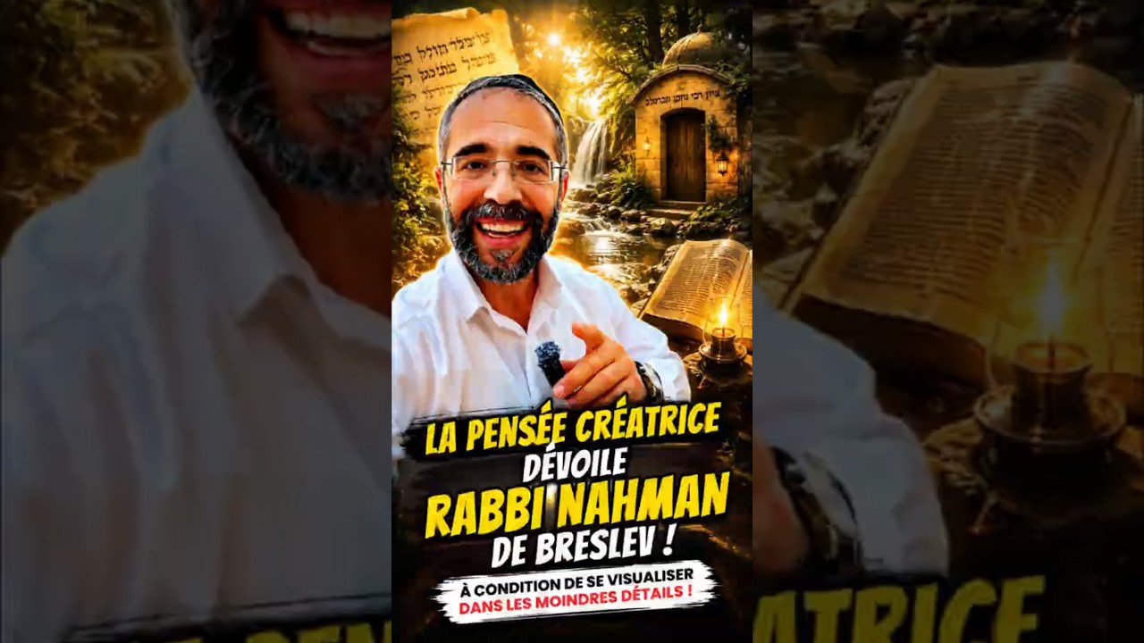 🧠La pensée créatrice - RABBI NAHMAN de BRESLEV 🔥 DANS LES MOINDRES DETAILS‼️