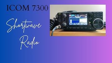 ICOM 7300 02 Direct Sampling Shortwave Radio - Black | High-Performance SDR Radio