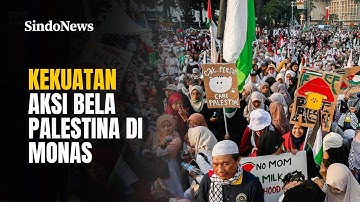 BREAKING NEWS Ribuan Massa Penuhi Pusat Kota, Tunjukkan Kekuatan Aksi Bela Palestina di Monas |12/10