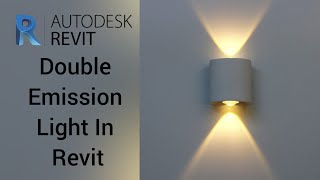 Revit Tutorial | How to make Double Side Emission Light In Revit | Revit Light Family |Free Download