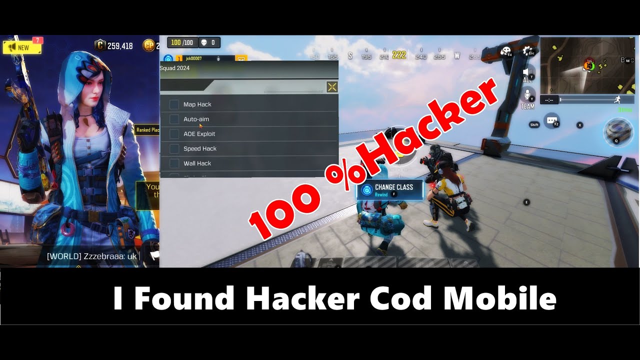 Spectating SPEED HACKS & Auto-Aim Hack & Wall Hack COD Mobile ...