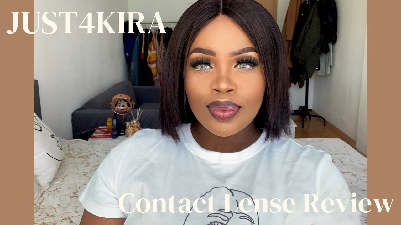 JUST4KIRA Coloured Contact Lense Review 💫 YouTube
