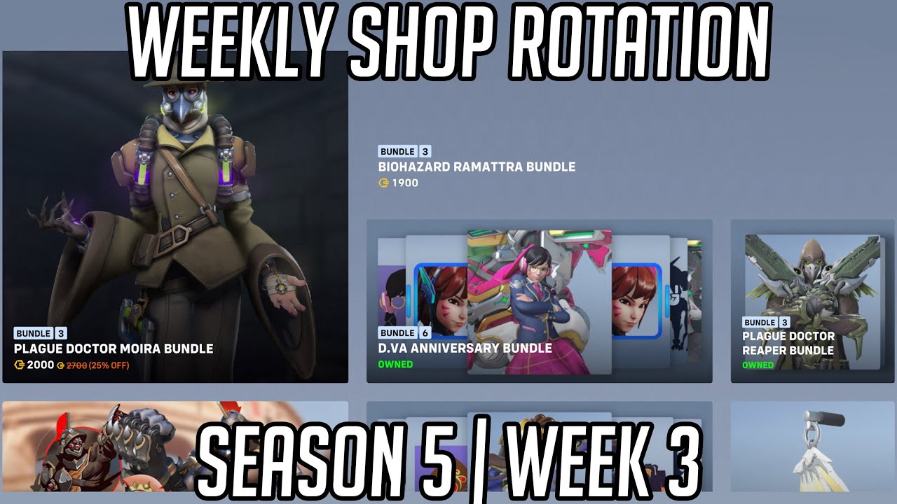 Season 5 | Week 3 Shop Rotation - Overwatch 2 - YouTube