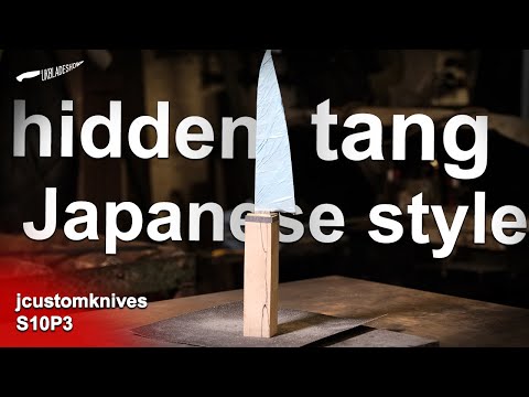 2 simple tips for BEGINNERS to make a Hidden Tang Japanese style handle Part 3