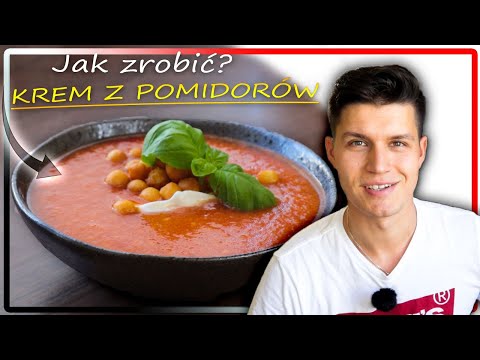 Wideo: Jak Zrobić Zimną Zupę Z Jogurtem, Pomidorami I Bazylią